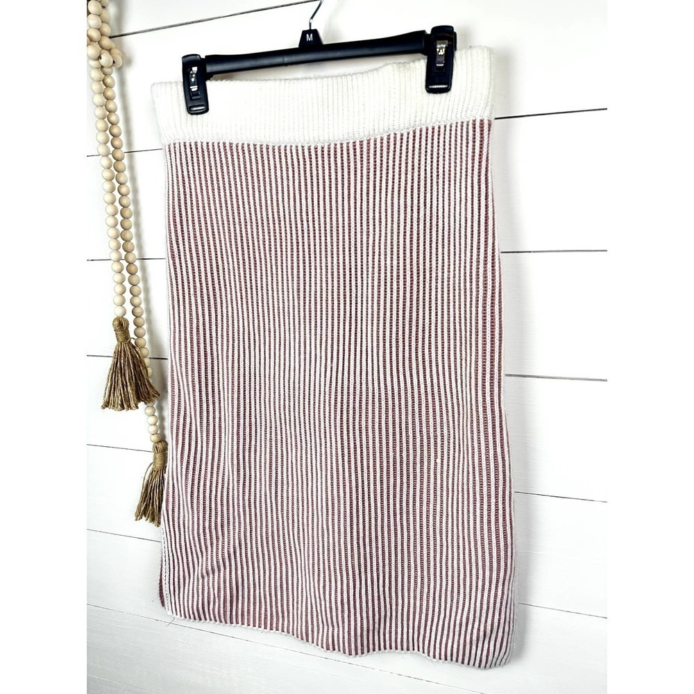 Pre-Loved Polagram mauve and beige Knit Skirt sz LRG